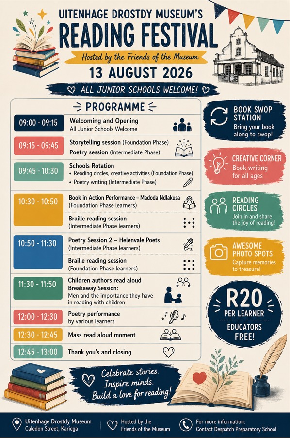 FRIENDS OF THE MUSEUM UITENHAGE - Reading festival
